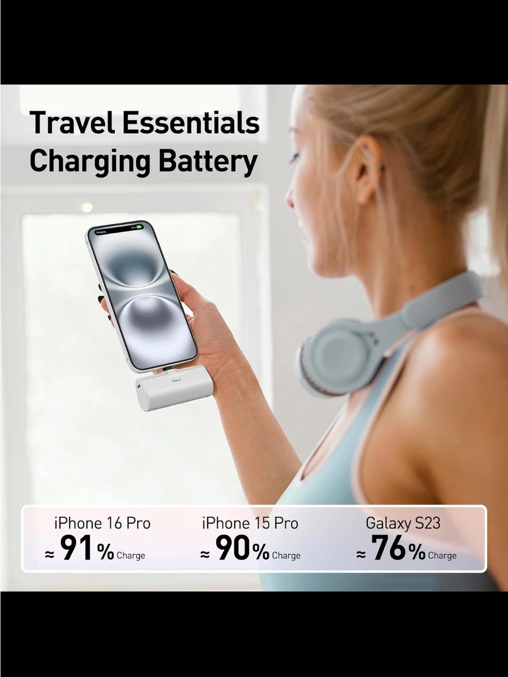 iWALK Portable Charger 4500mAh USB for iPhone Samsung NIP - Picture 4 of 5